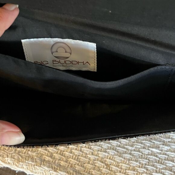 NWT BIG BUDDHA Santa Barbara Faux Snakeskin Evening Purse Clutch Handbag - Picture 5 of 5